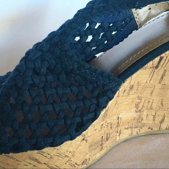 M.P.S. Wedge Open Toe Shoes - Picture 7 of 8